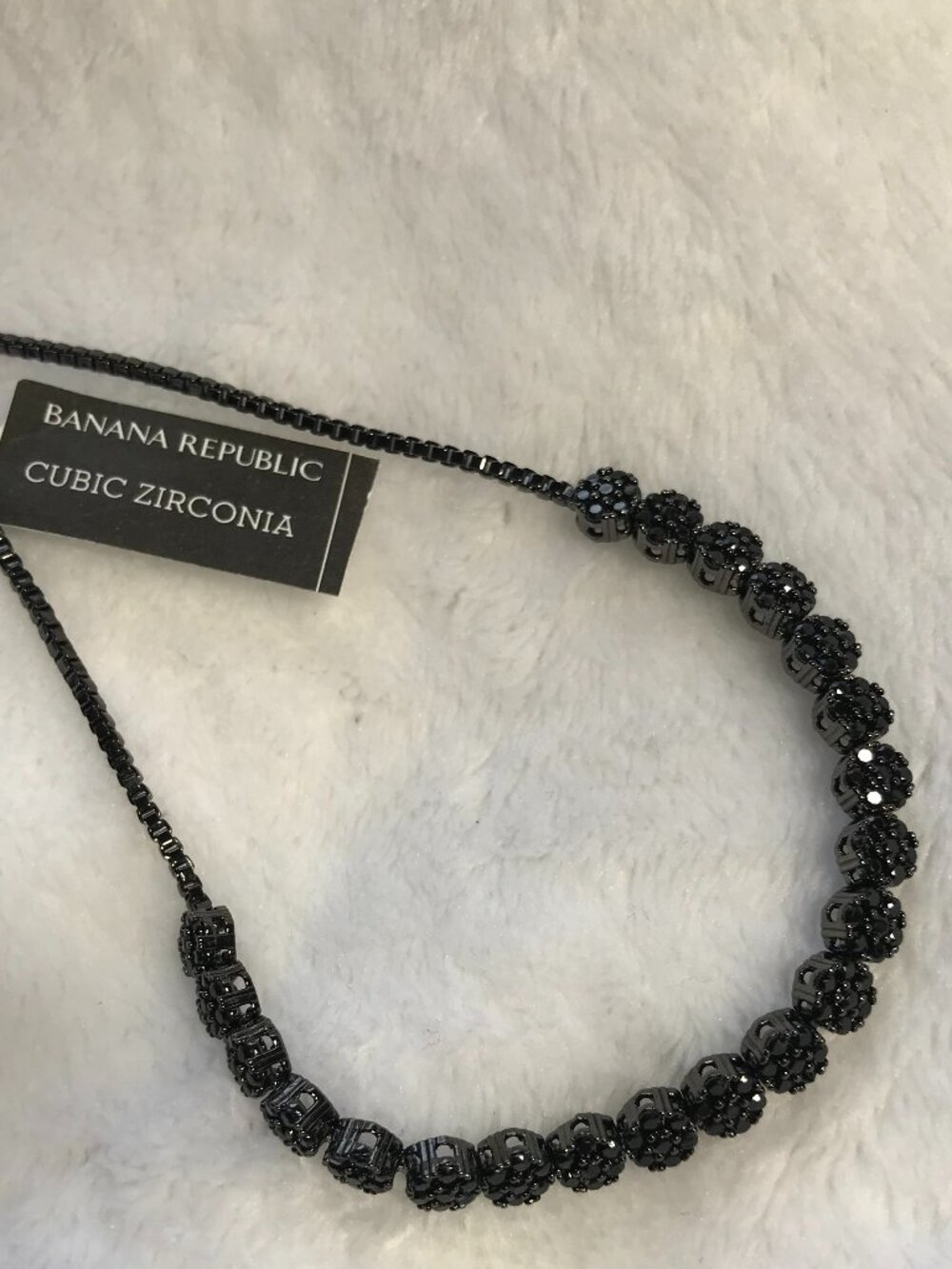 Banana Republic Adjustable Cubic Zirconia Bracelet - NWT